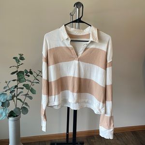 Cropped collared top from Aerie